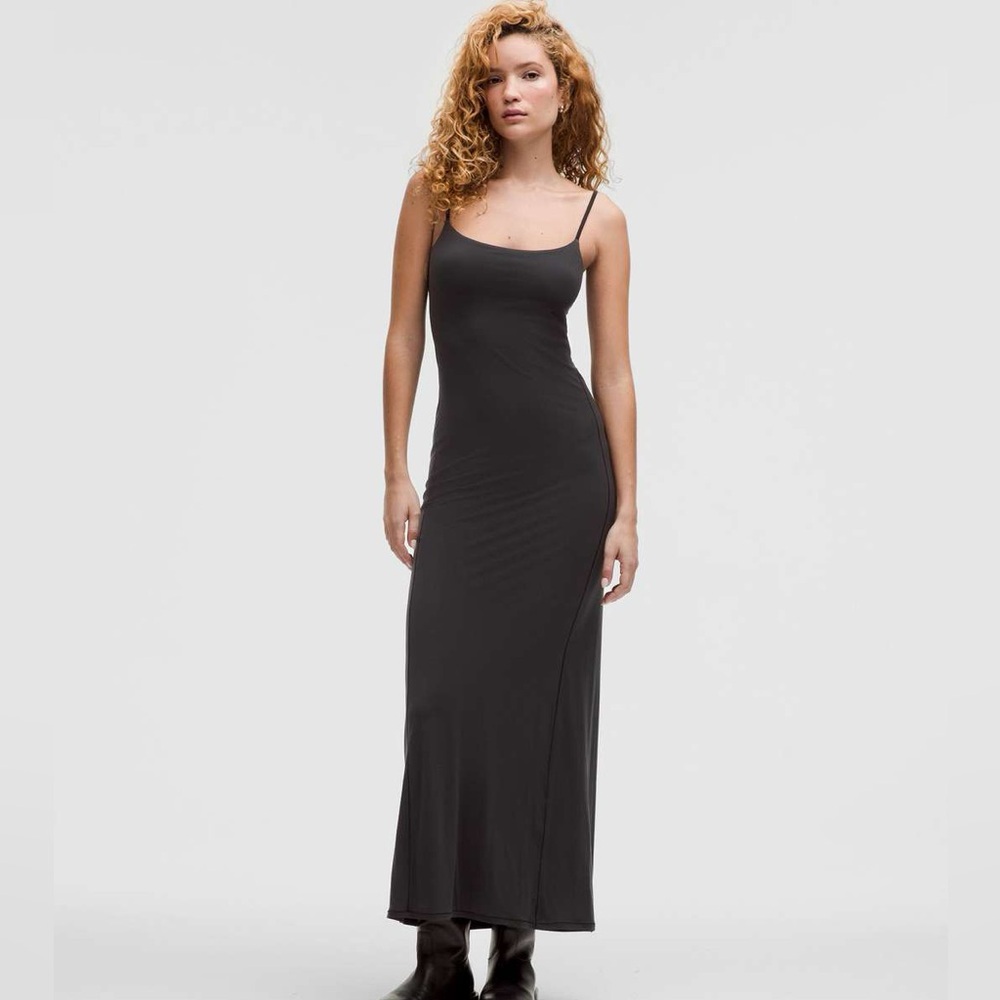 Lululemon Wundermost Ultra-soft Nulu Spaghetti-strap Maxi dress, M, NWT
